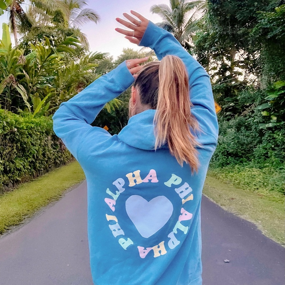 Alpha Phi Hang Loose Hut Sweatshirt
